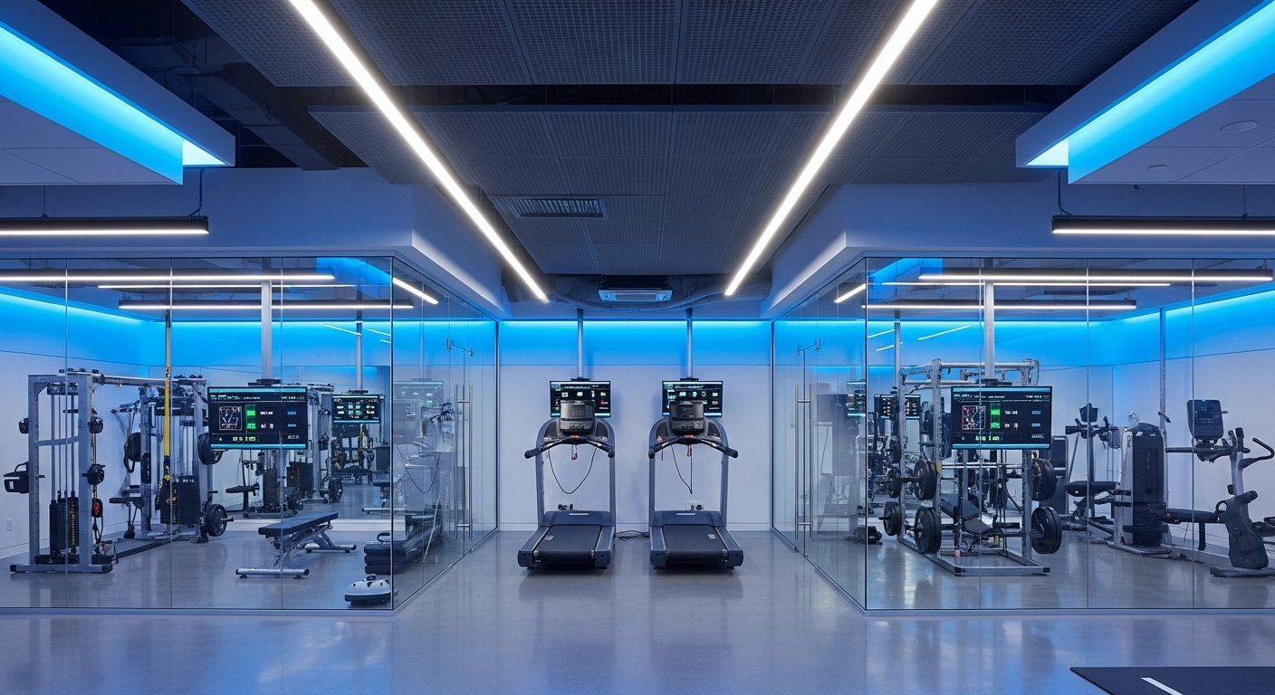 Modern sports facility training center